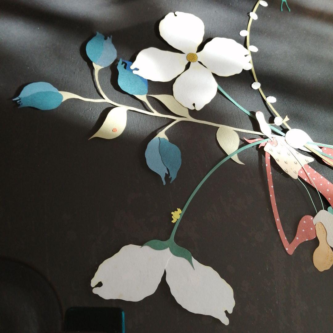 【筑紫哲也ご息女】筑紫ゆうな　切り絵　ロングブーツ　67.5cm