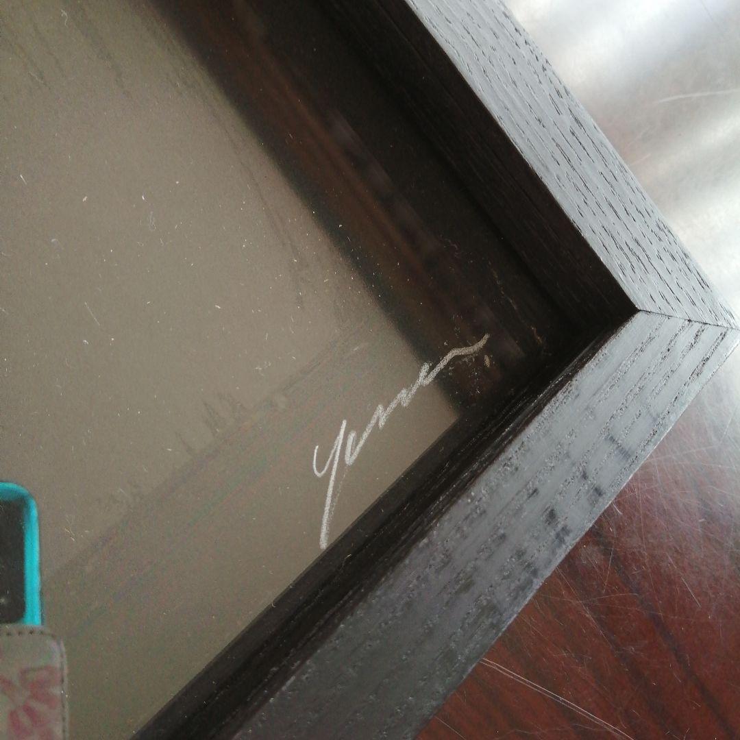 【筑紫哲也ご息女】筑紫ゆうな　切り絵　ロングブーツ　67.5cm