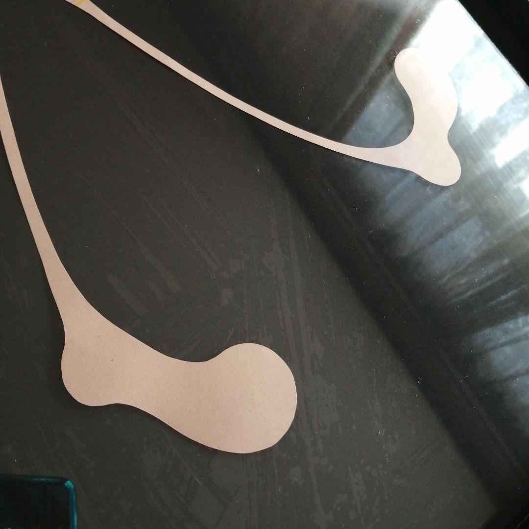 【筑紫哲也ご息女】筑紫ゆうな　切り絵　ロングブーツ　67.5cm