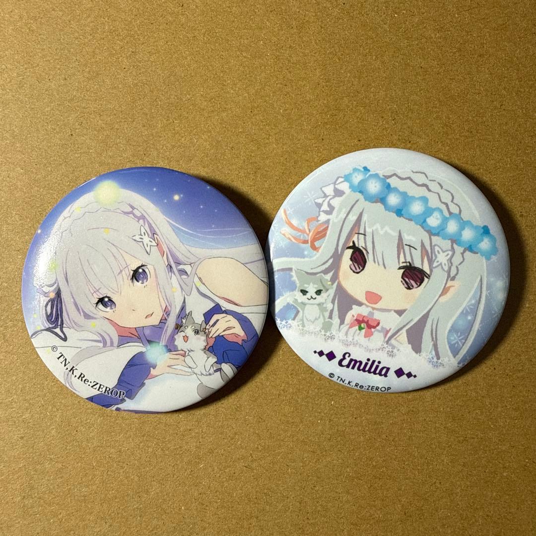 Re:ゼロから始める異世界生活 缶バッジセット エミリア - メルカリ