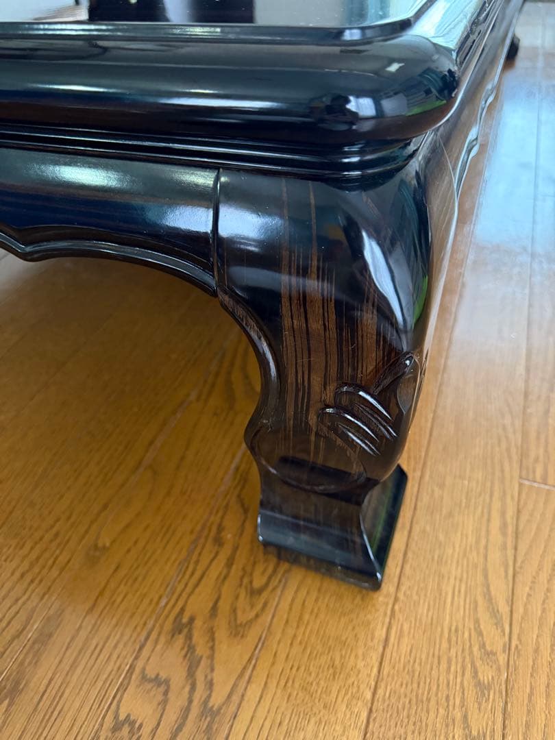 ク*ス様 ダークウッド座卓 大きめ 光沢仕上げ