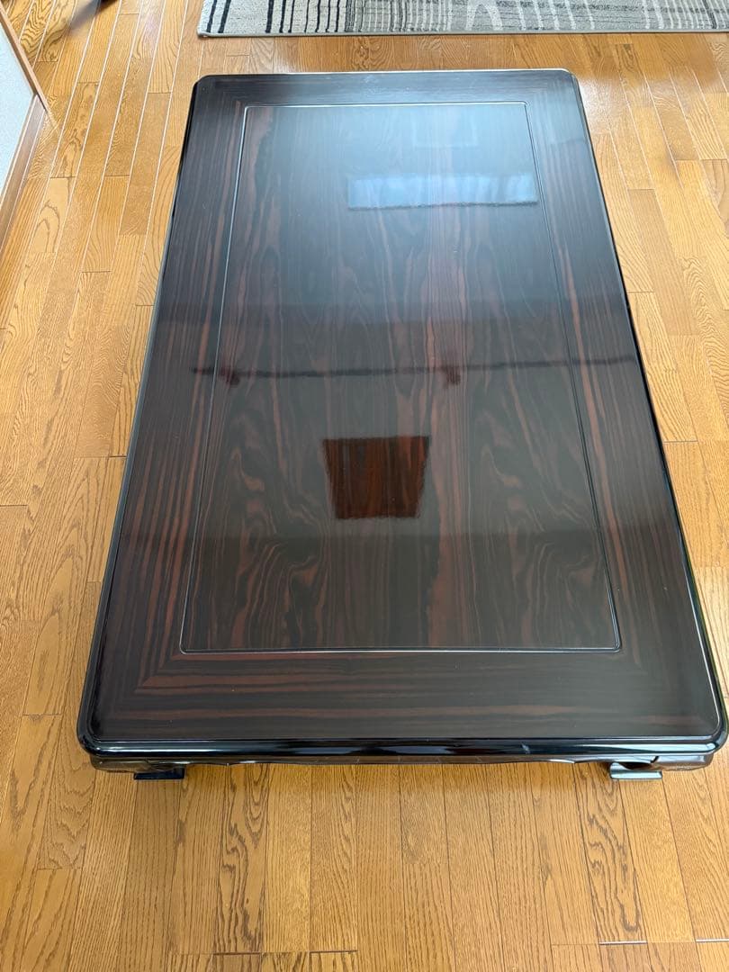 ク*ス様 ダークウッド座卓 大きめ 光沢仕上げ