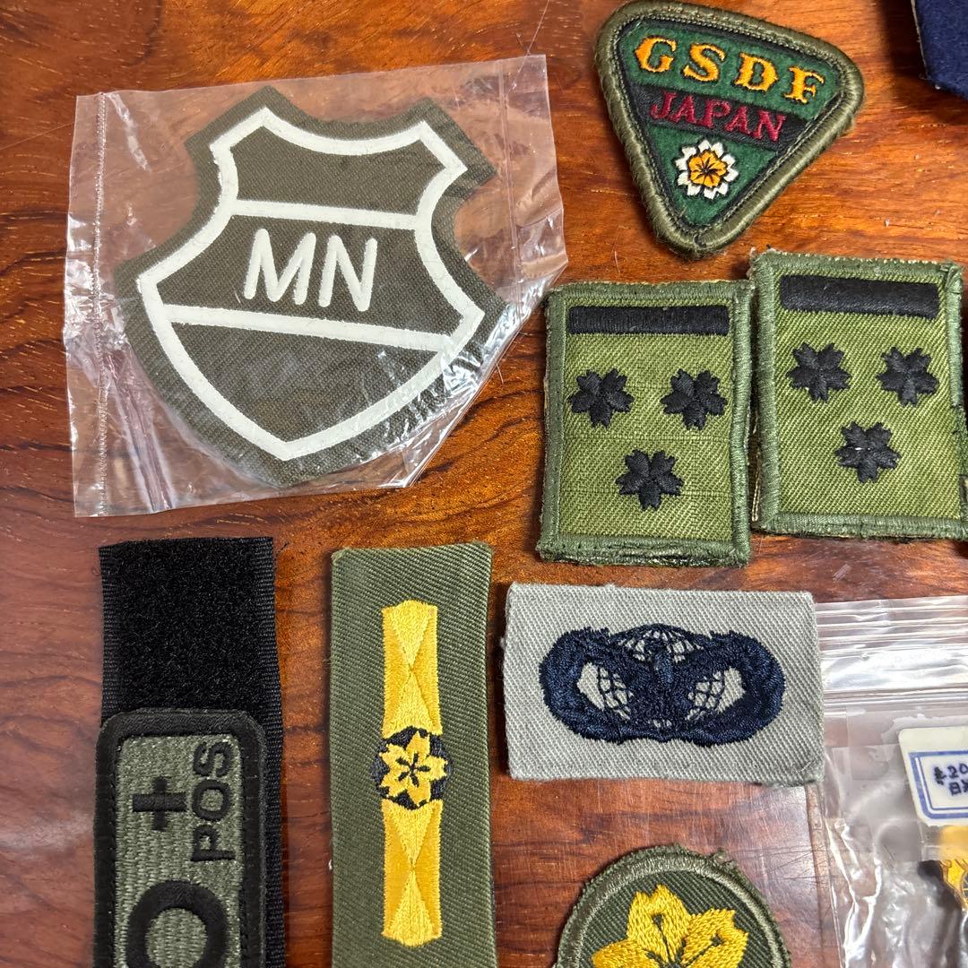 自衛隊関連 バッジ パッチ セット　レプリカ　0206o238