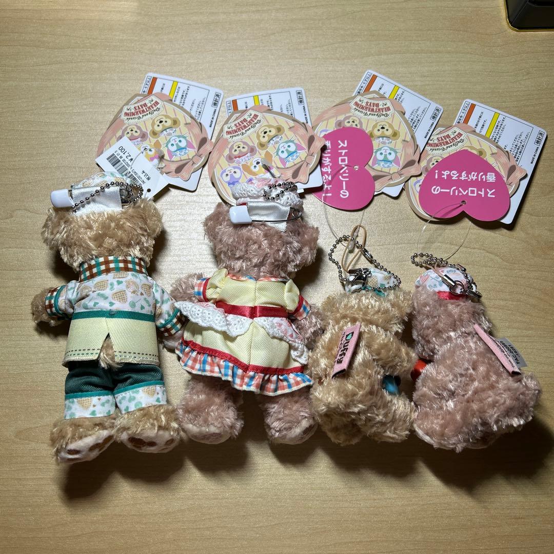 【値下げ】ダッフィー　ハートウォーミングデイズ ぬいぐるみバッジ　ストラップ新品