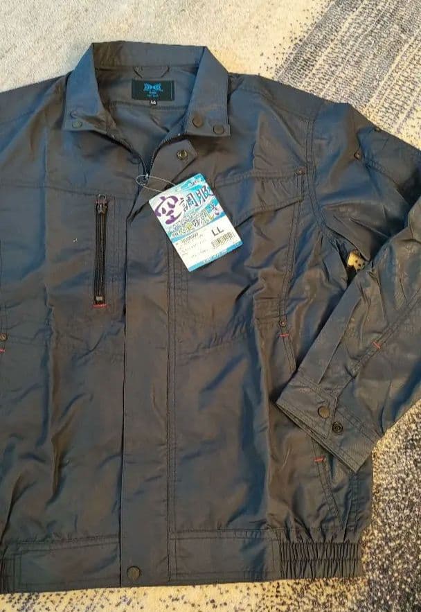 【新品】空調服セット（長袖ネイビーLLサイズ＋ FANBT2B BOX）