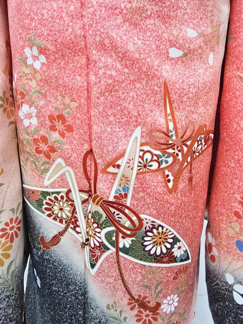 七五三　小さめ7歳～　正絹　着物　セット　女の子 *c78