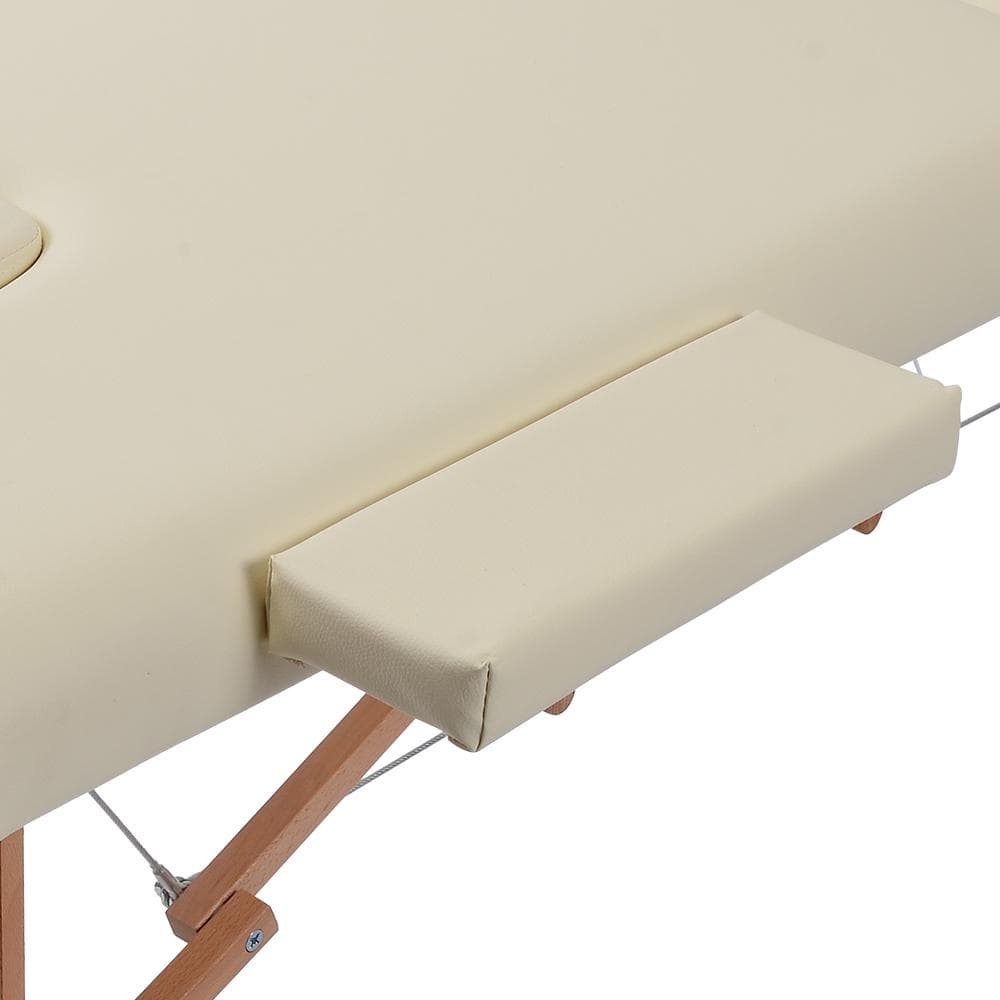 マッサージ ベッド マッサージベッド折りたたみ施術ベッド マッサージ台アイボリー