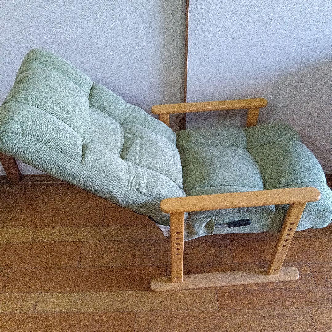 大阪市内手渡し　リクライニングチェア　グリーン