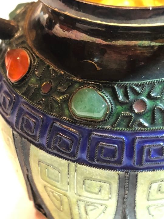 純金箔　トルコ製　壺