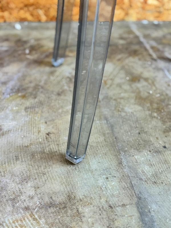 ☆送料無料☆ クリアスツール2脚 / スモークカラー / モノトーン