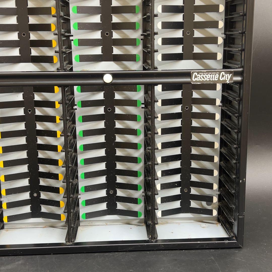 Cassette City カセットテープ収納ラック ケース 100本収納