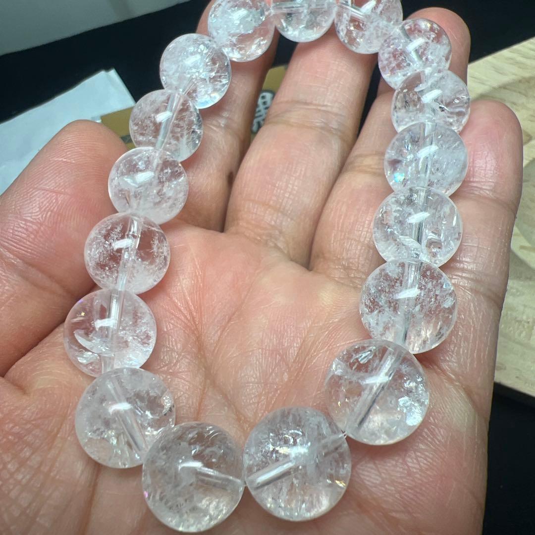 能力強化⭐︎魔除け&浄化　ヒマラヤアイリス水晶ブレス　伊奈波神社龍神守りおまけ