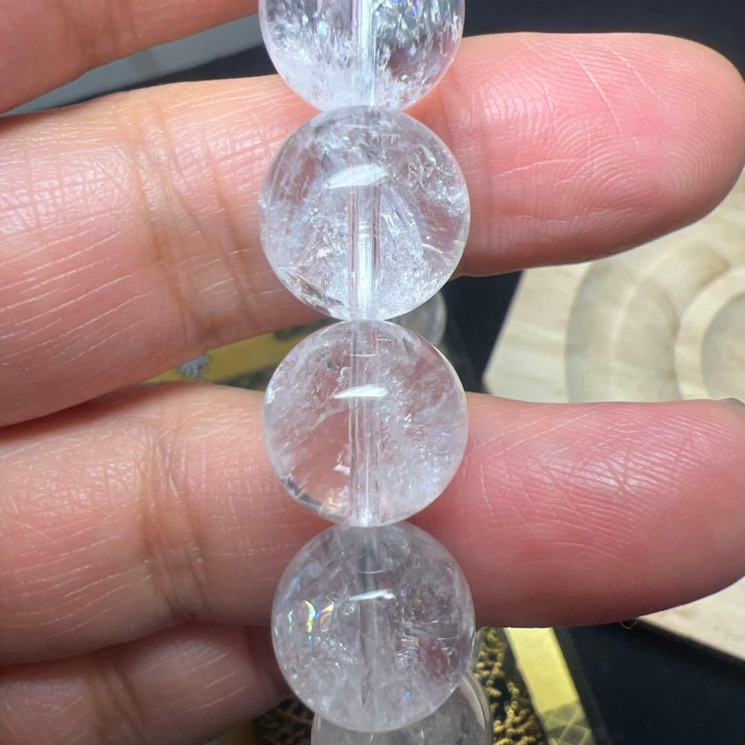 能力強化⭐︎魔除け&浄化　ヒマラヤアイリス水晶ブレス　伊奈波神社龍神守りおまけ