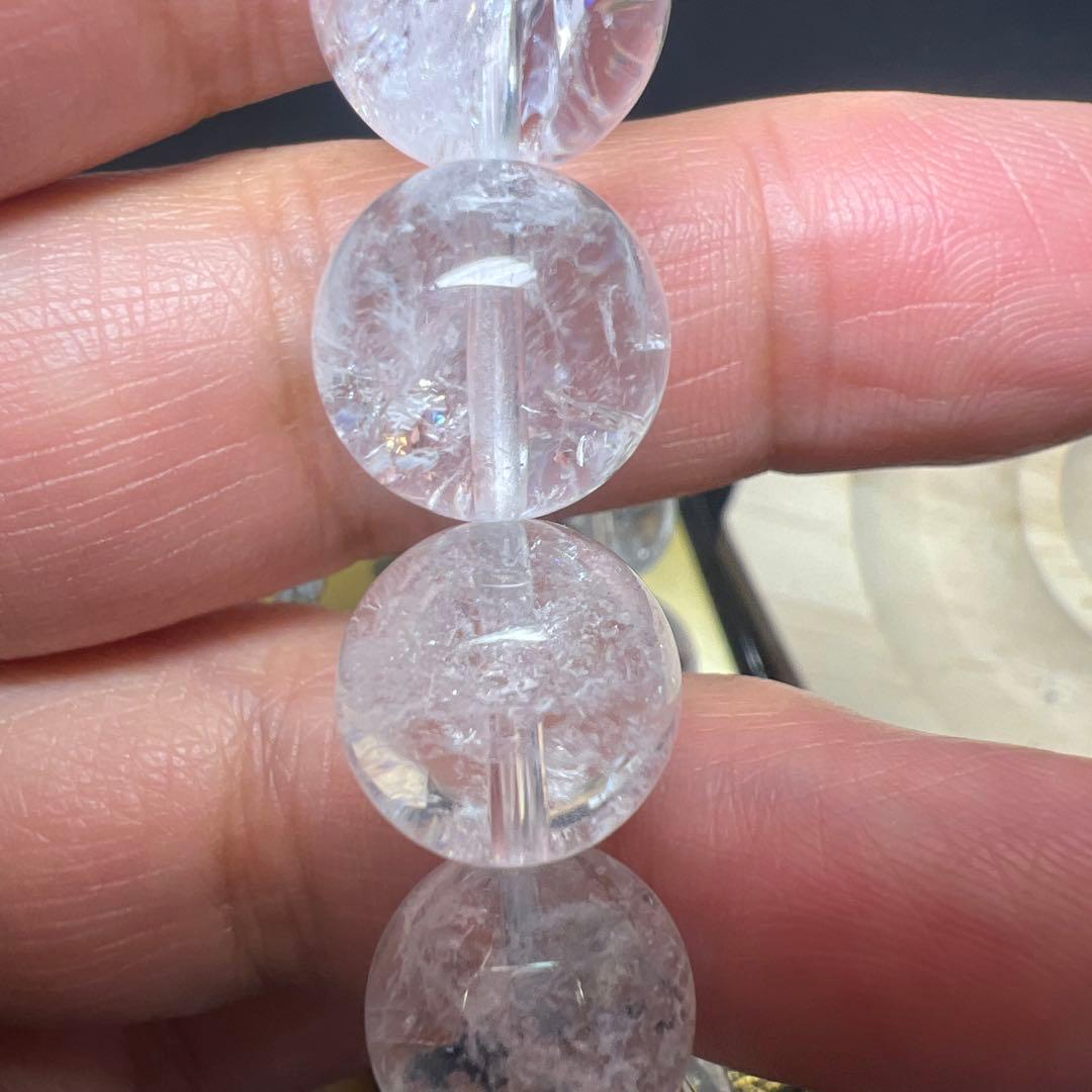 能力強化⭐︎魔除け&浄化　ヒマラヤアイリス水晶ブレス　伊奈波神社龍神守りおまけ