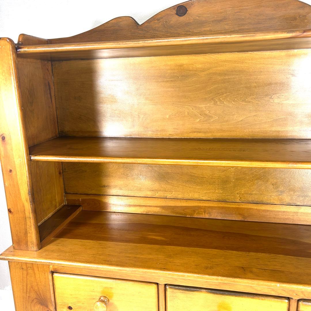 【送料無料】飾り棚　カップボード　カントリー　JRS認定　池内株式会社