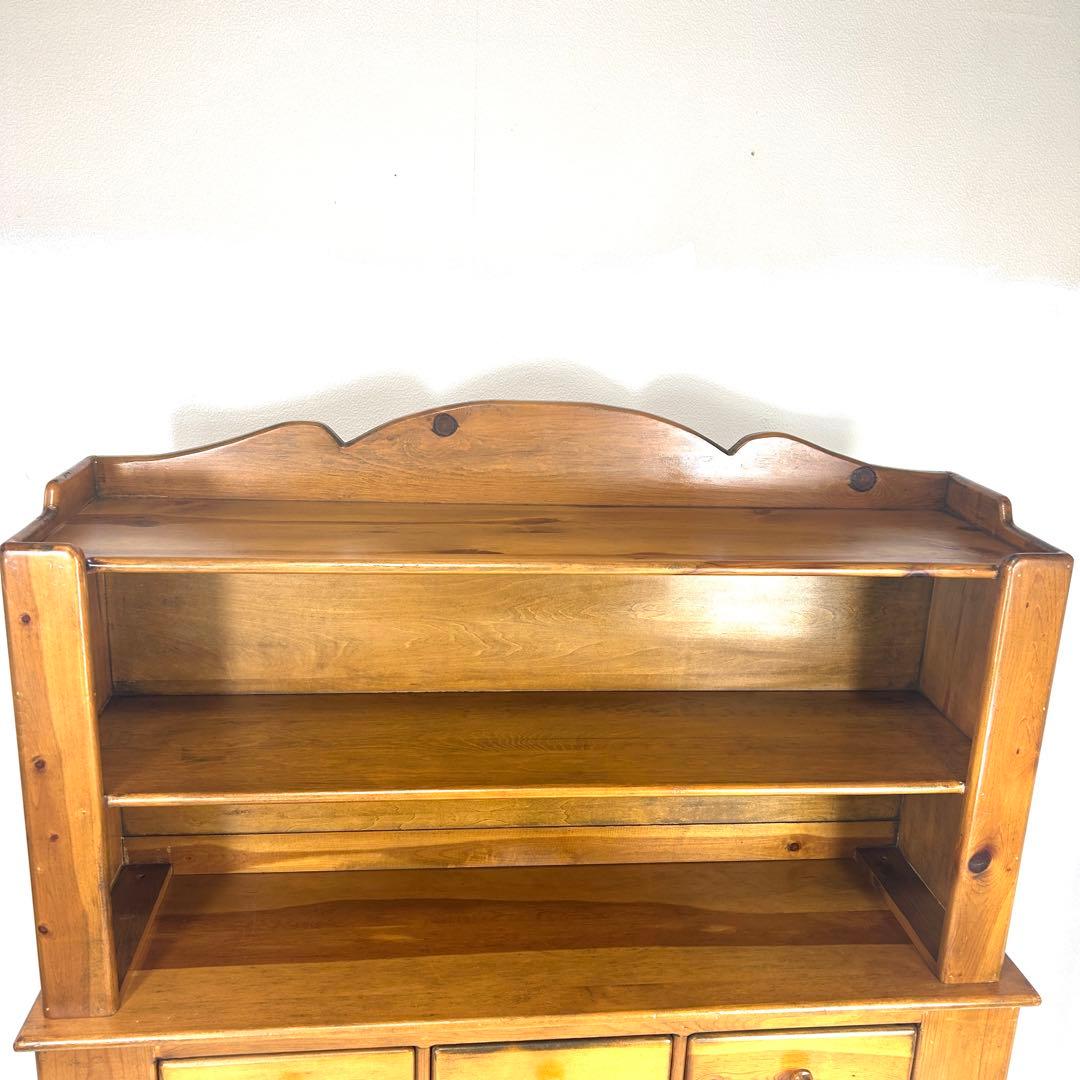 【送料無料】飾り棚　カップボード　カントリー　JRS認定　池内株式会社