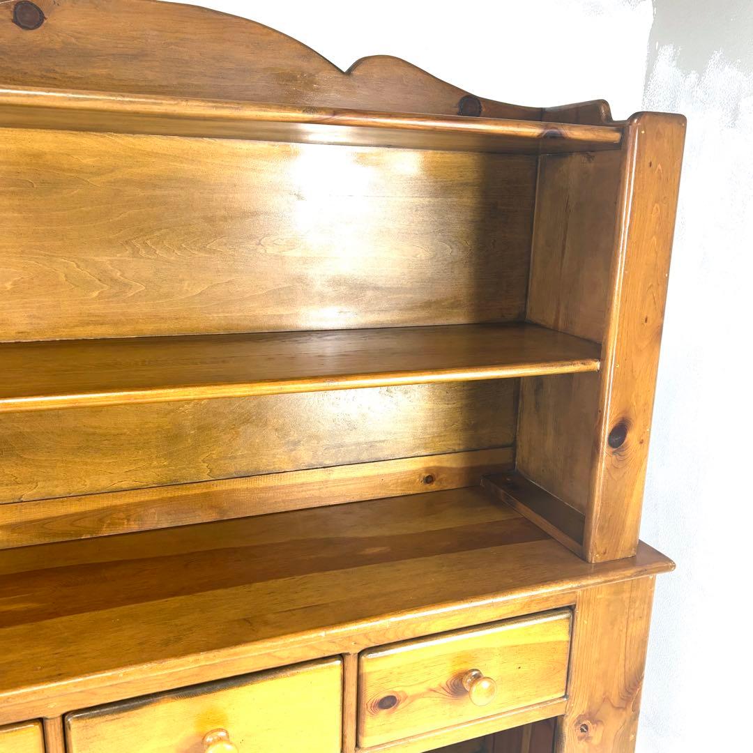 【送料無料】飾り棚　カップボード　カントリー　JRS認定　池内株式会社