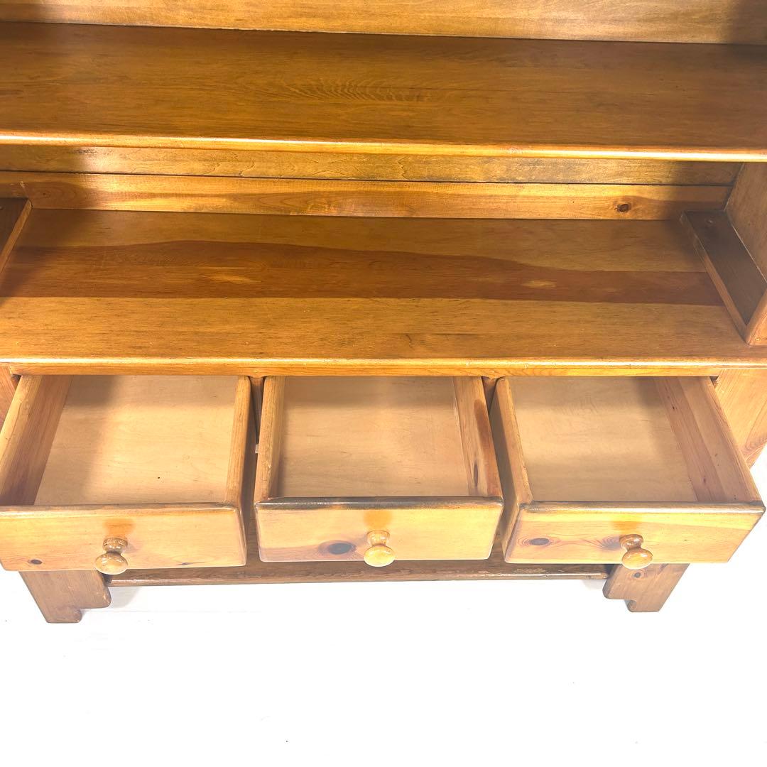 【送料無料】飾り棚　カップボード　カントリー　JRS認定　池内株式会社