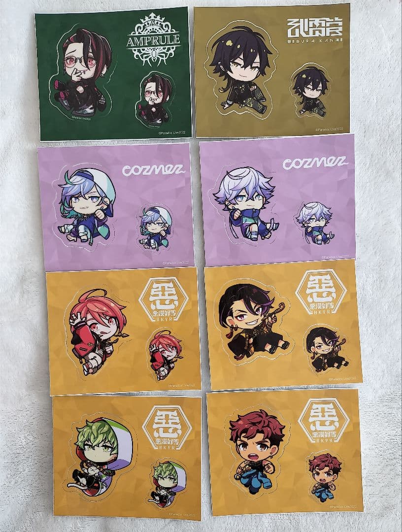 ParadoxLive　パラライ　アクキー　缶バッジ　ステッカー　カード　まとめ