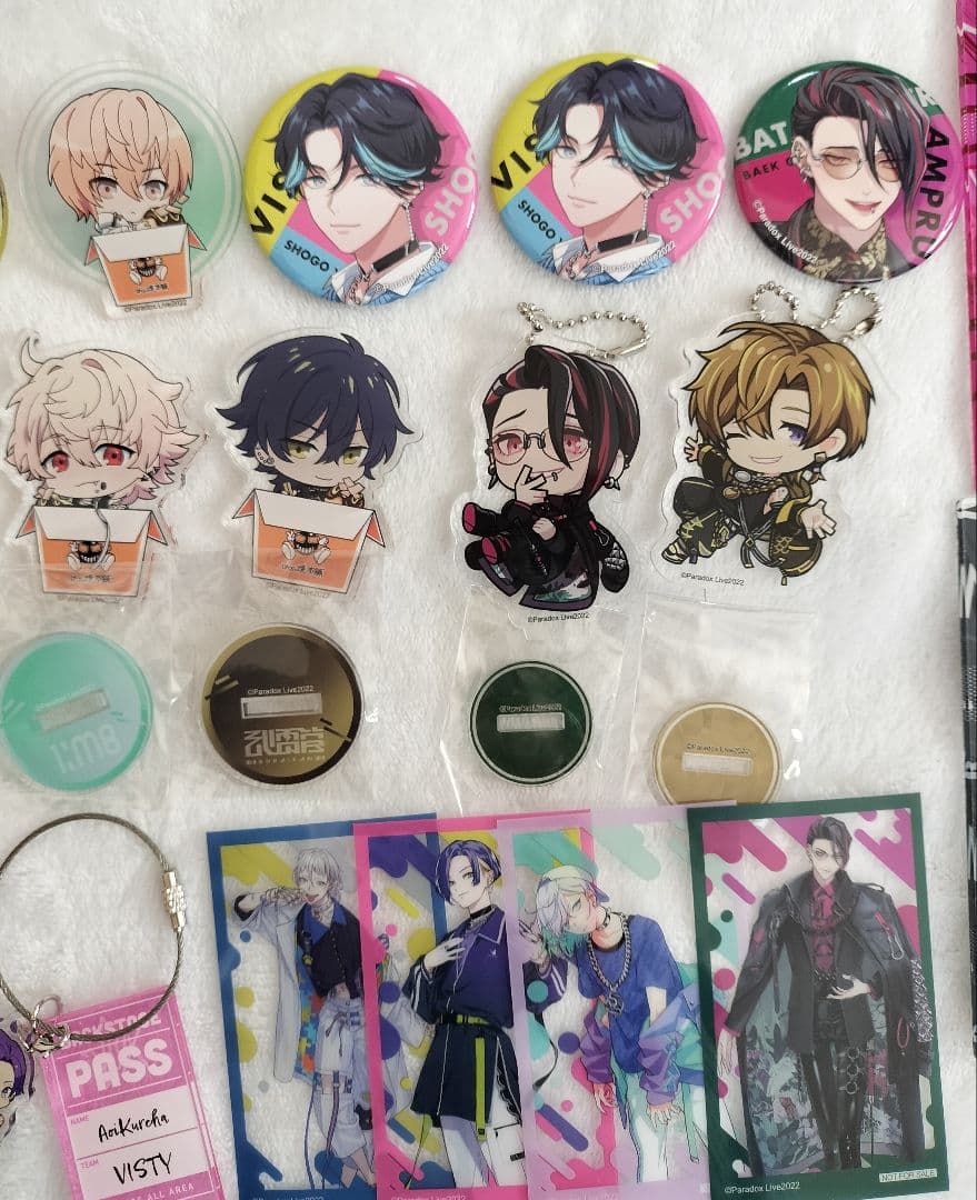 ParadoxLive　パラライ　アクキー　缶バッジ　ステッカー　カード　まとめ
