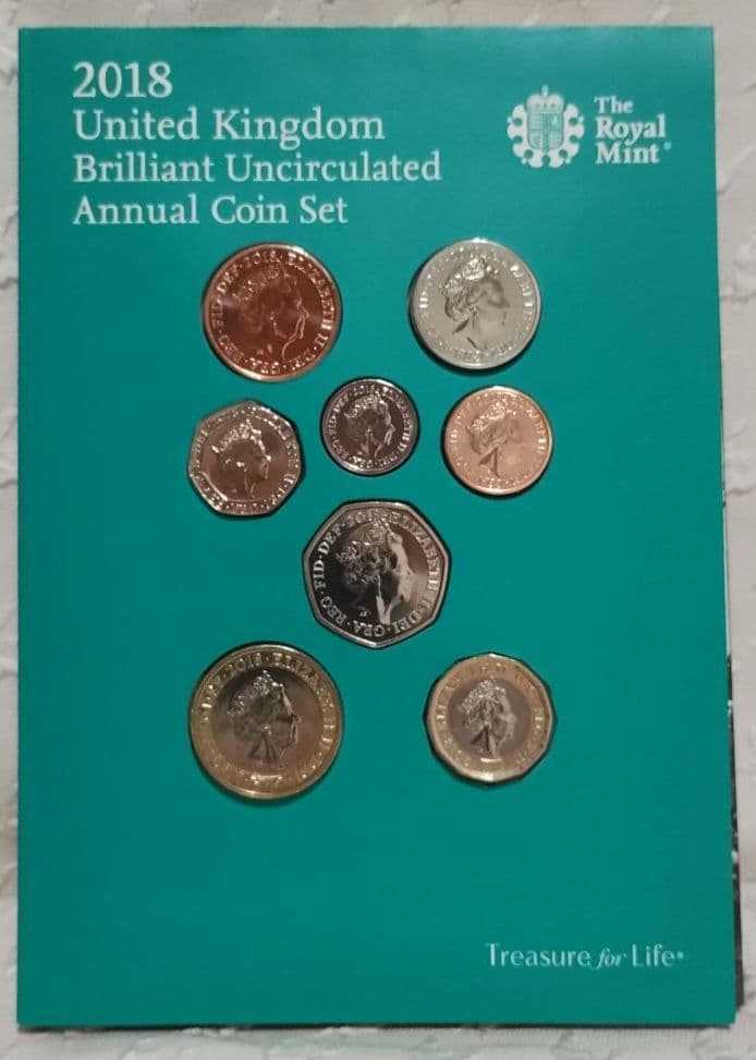 【希少】2018年 英国 ロイヤルミント公式 年次記念セット