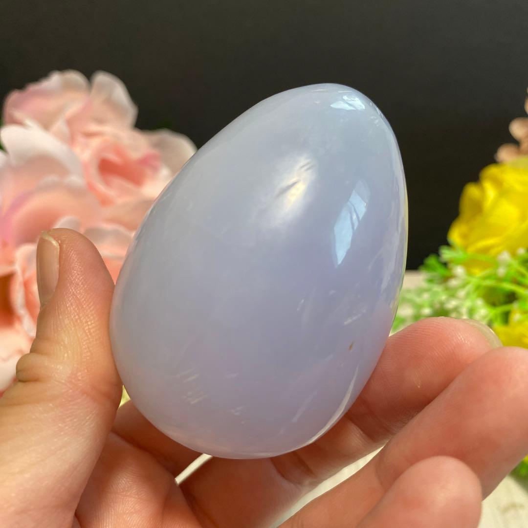 ブルーカルセドニー たまご 置石