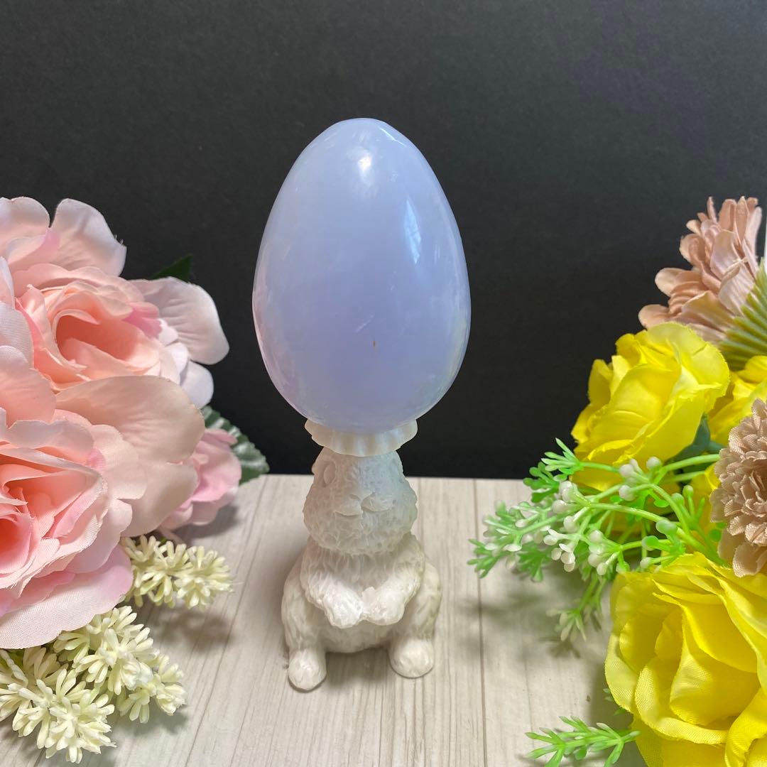 ブルーカルセドニー たまご 置石