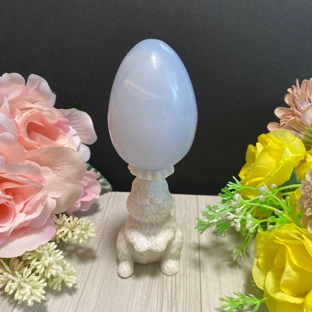 ブルーカルセドニー たまご 置石