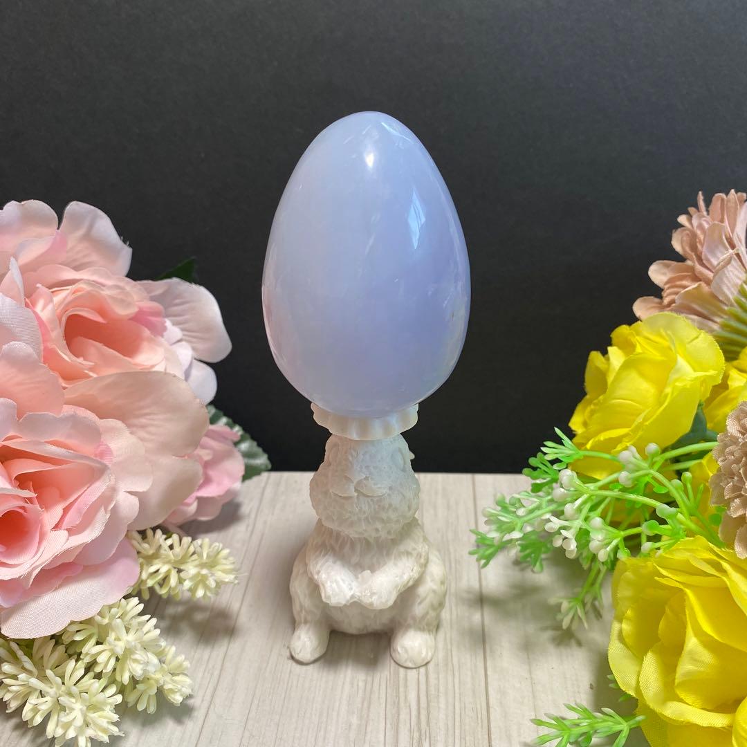 ブルーカルセドニー たまご 置石