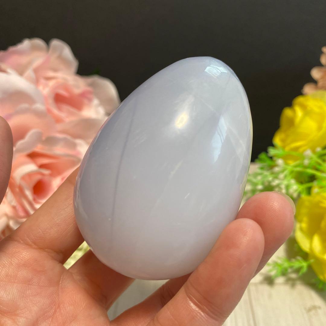 ブルーカルセドニー たまご 置石