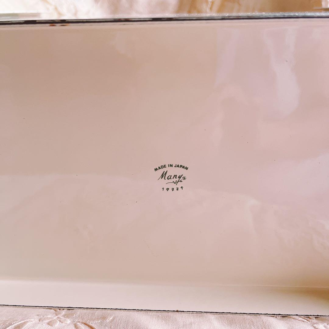 お値下げマニーローズホーロー収納ケースイマンダイアナローズ薔薇フレンチカントリー