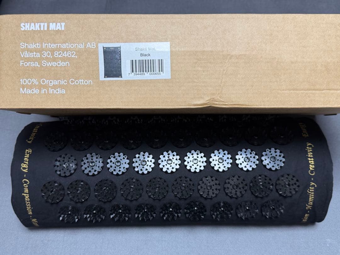 shakti matのピロー シャクティ クラシック ピロー オリジナル 黒