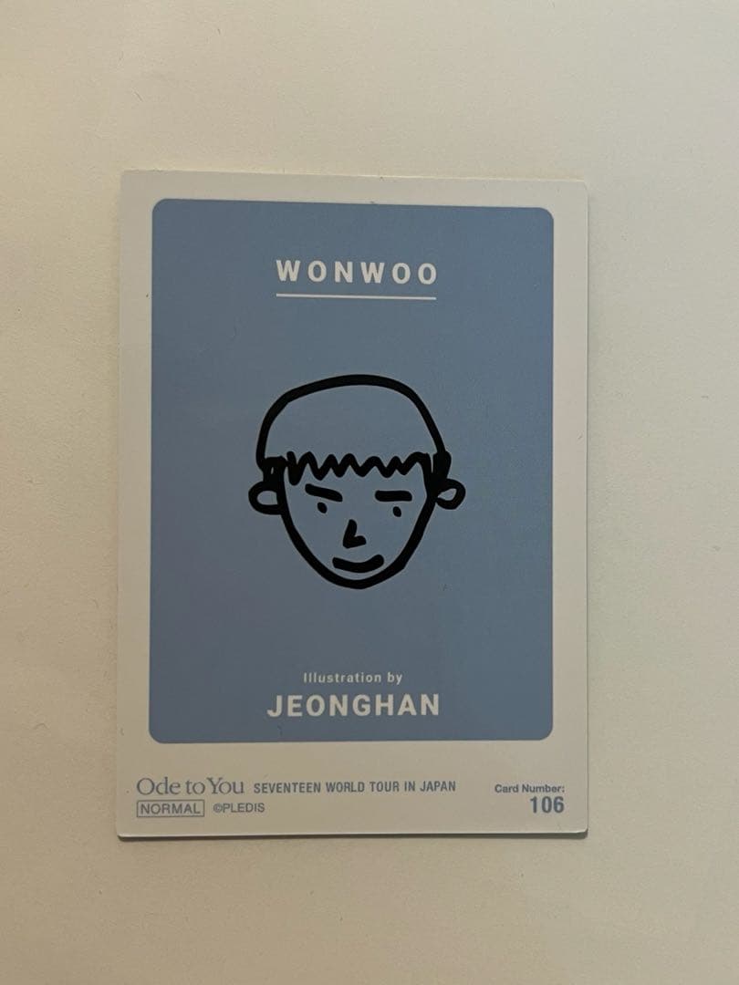 SEVENTEEN ジョンハン JEONGHAN トレカ Ode to You - メルカリ