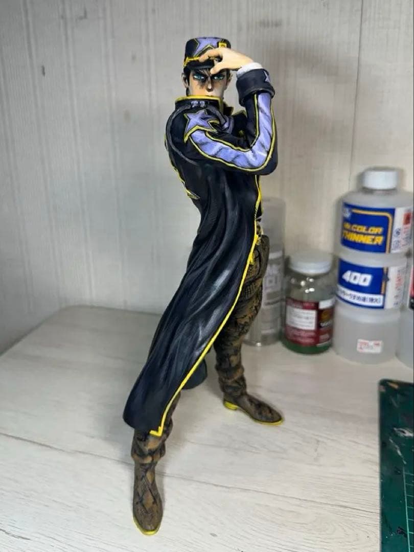 ジョジョの奇妙な冒険 フィギュア　二次元　承太郎　塗装