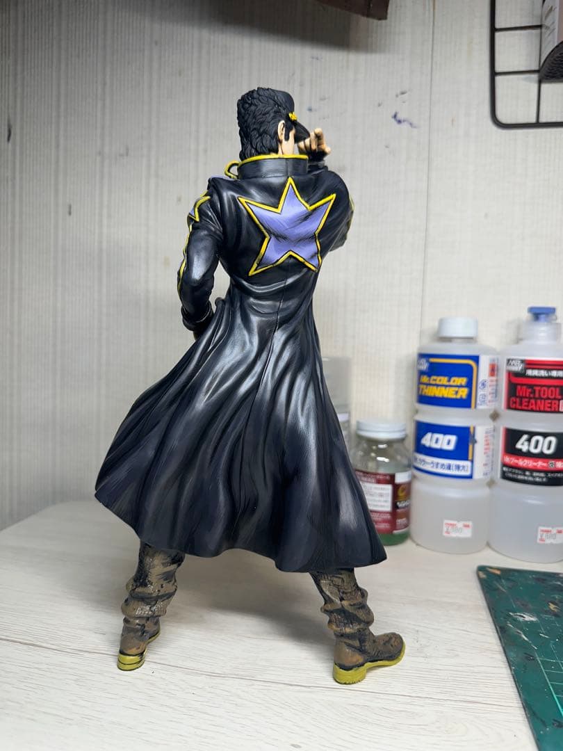 ジョジョの奇妙な冒険 フィギュア　二次元　承太郎　塗装