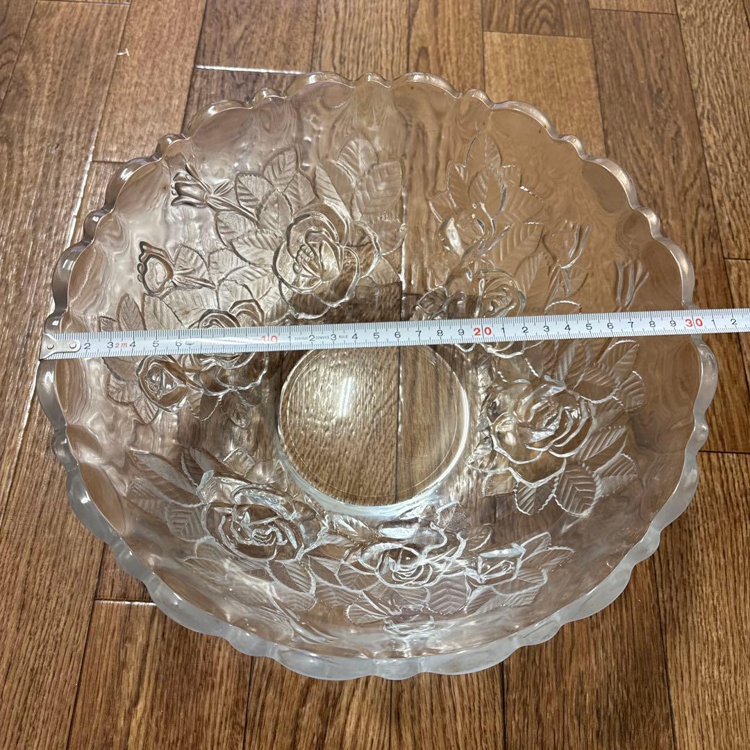 昭和レトロ ガラスボウル 果物入れ - 食器快適