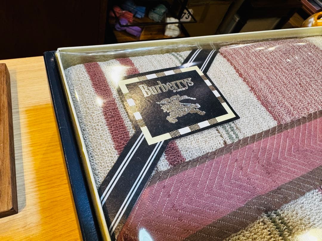 B8001【バーバリー】タオルケット エリオット 綿100 140×190