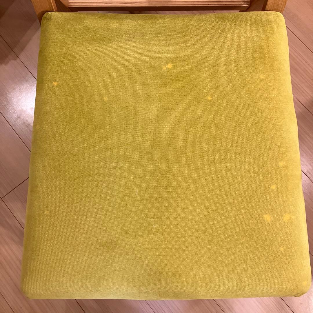 【肘掛部品なし】無印良品 リビングでもダイニングでもつかえるソファチェア