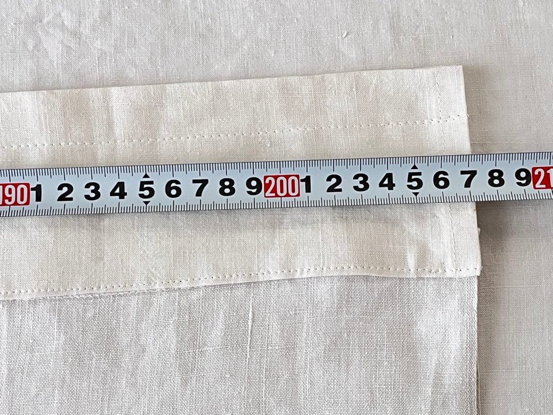 美品】フランスアンティーク BR手刺繍 ホワイトフリルカフェカーテン