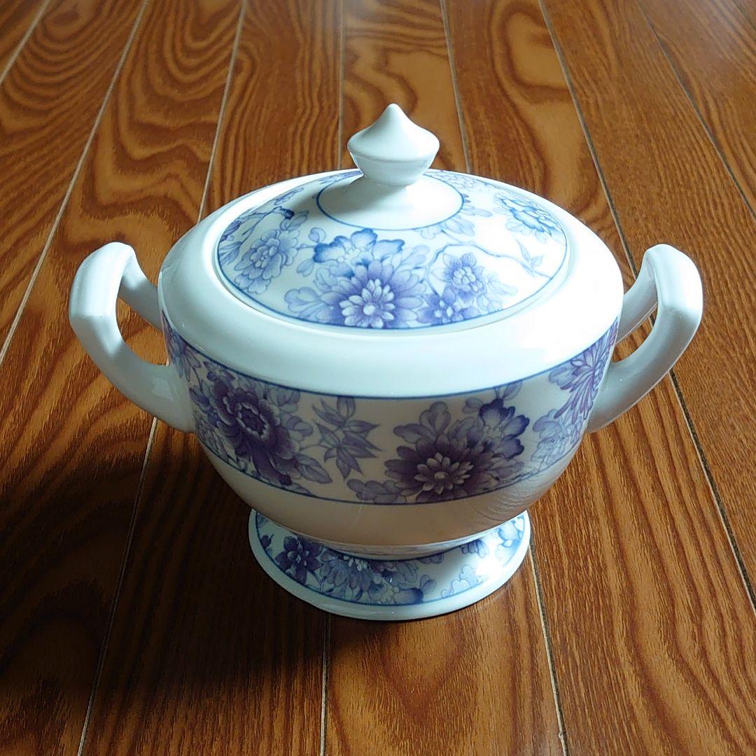 ロイヤルウースター　オリエンタルブルー　ティーセット&ケーキ皿