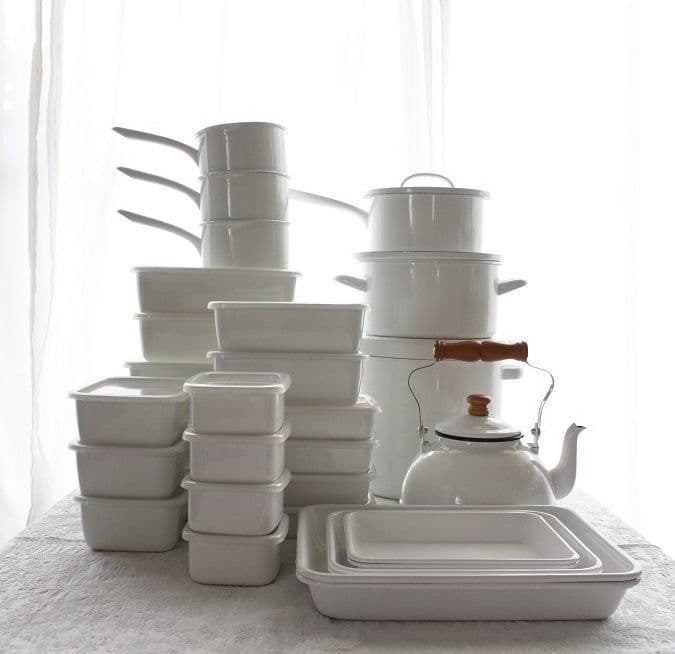 【新品未使用】野田琺瑯 ホワイトシリーズセット28点＋おまけ1点