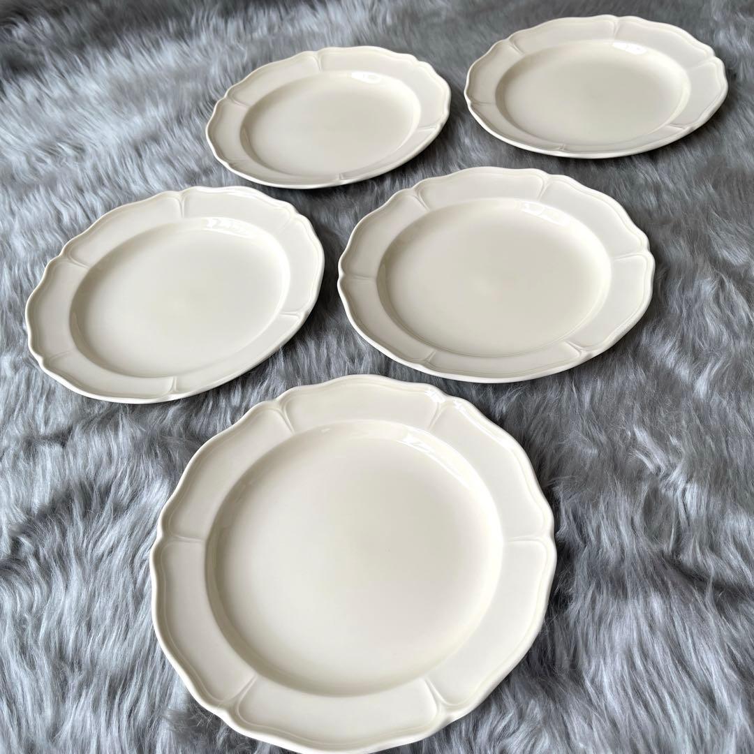 未使用品 ウェッジウッド クィーンズウェア 花リム クイーンズプレーン