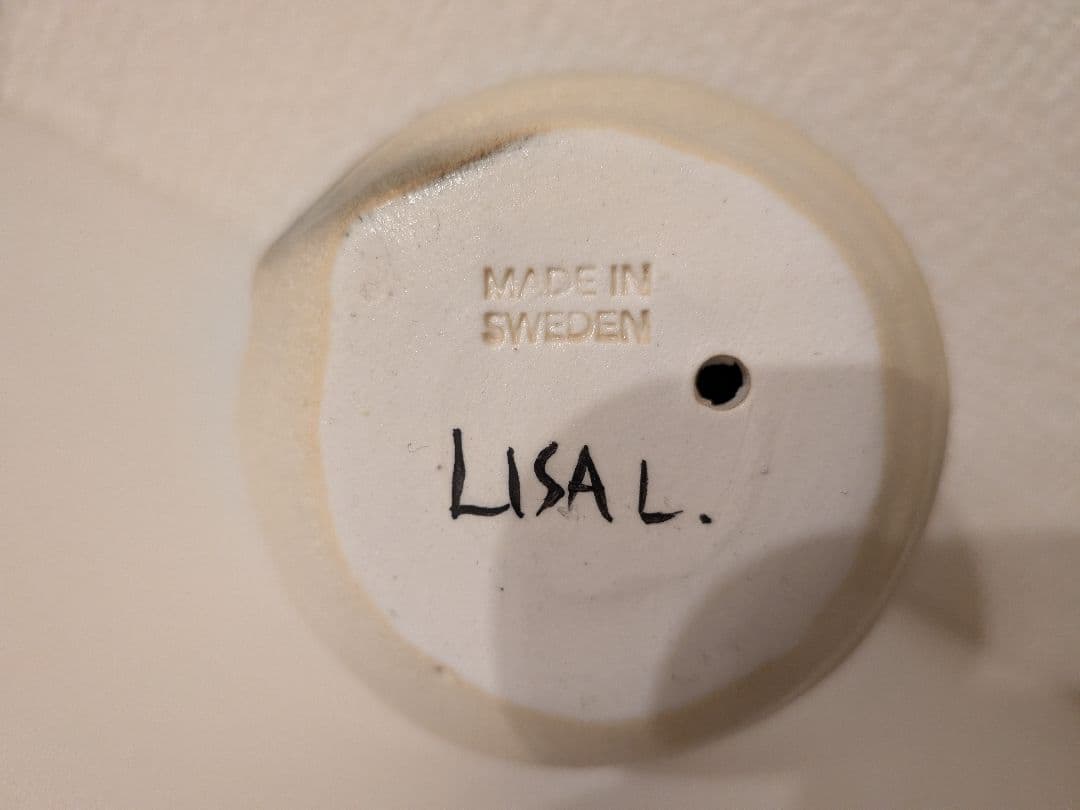 リサ ラーソン 3匹のねずみ せかほし ホワイト ネズミ 白 正規品　置物