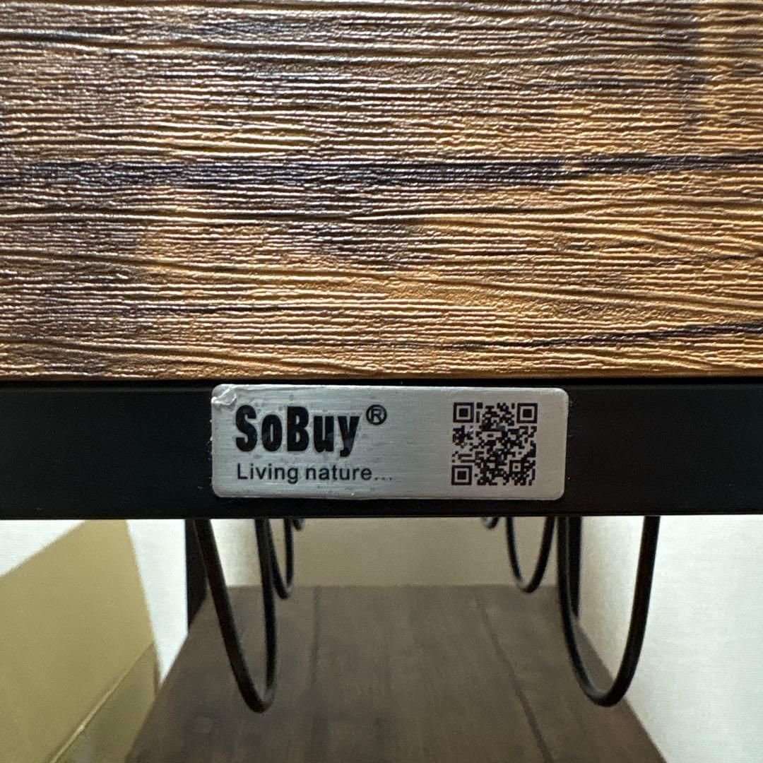 SOBUY 3段キッチンラック キャスター付き