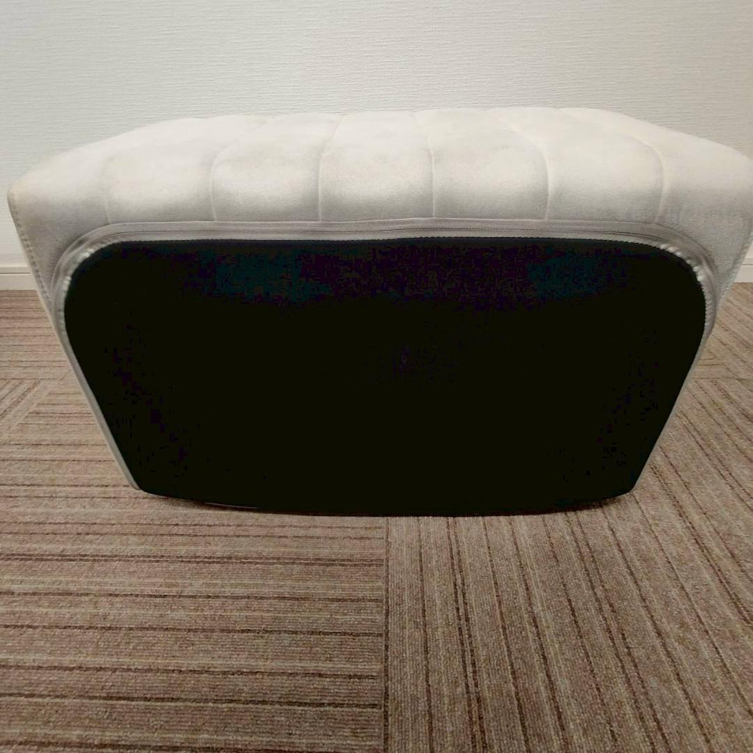 【送料無料】スタイル ソファ ダブルエル(オットマン) アイボリー