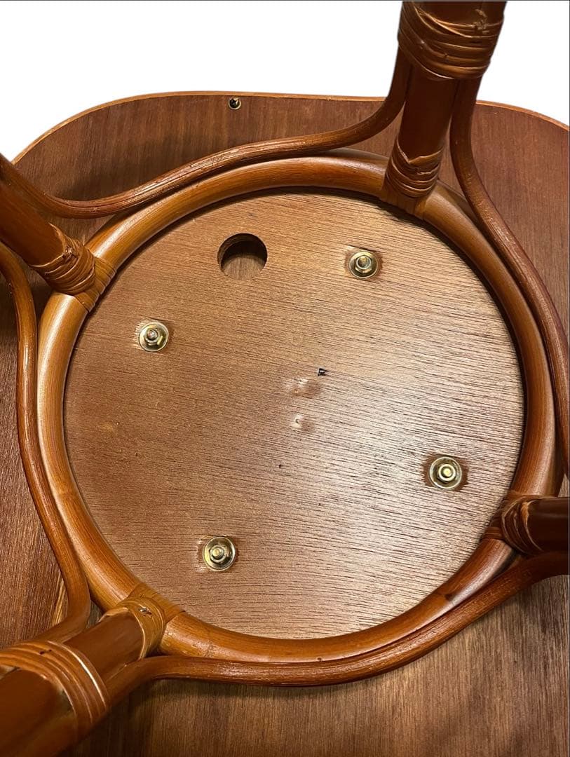 籐の椅子 回転座椅子　ラタンチェア【ハイタイプ】