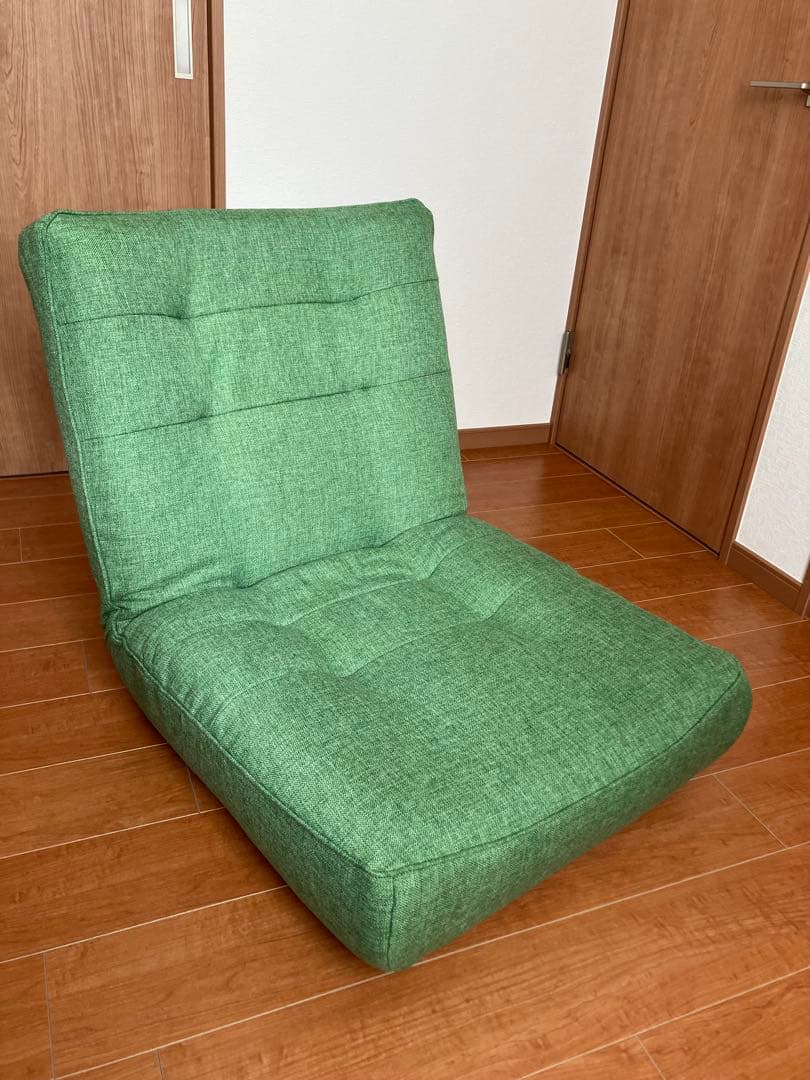 ソファにも座椅子にもなるリクライニングソファ (ポケットコイル入)1人掛け