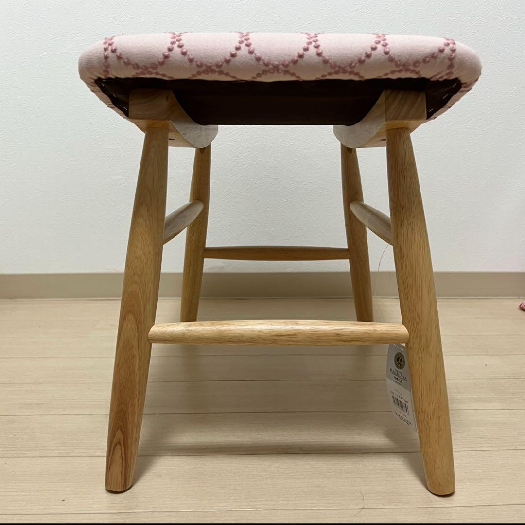 ミナペルホネン スツール タンバリン 丸脚 【ピンクベージュ/オレンジ】 椅子