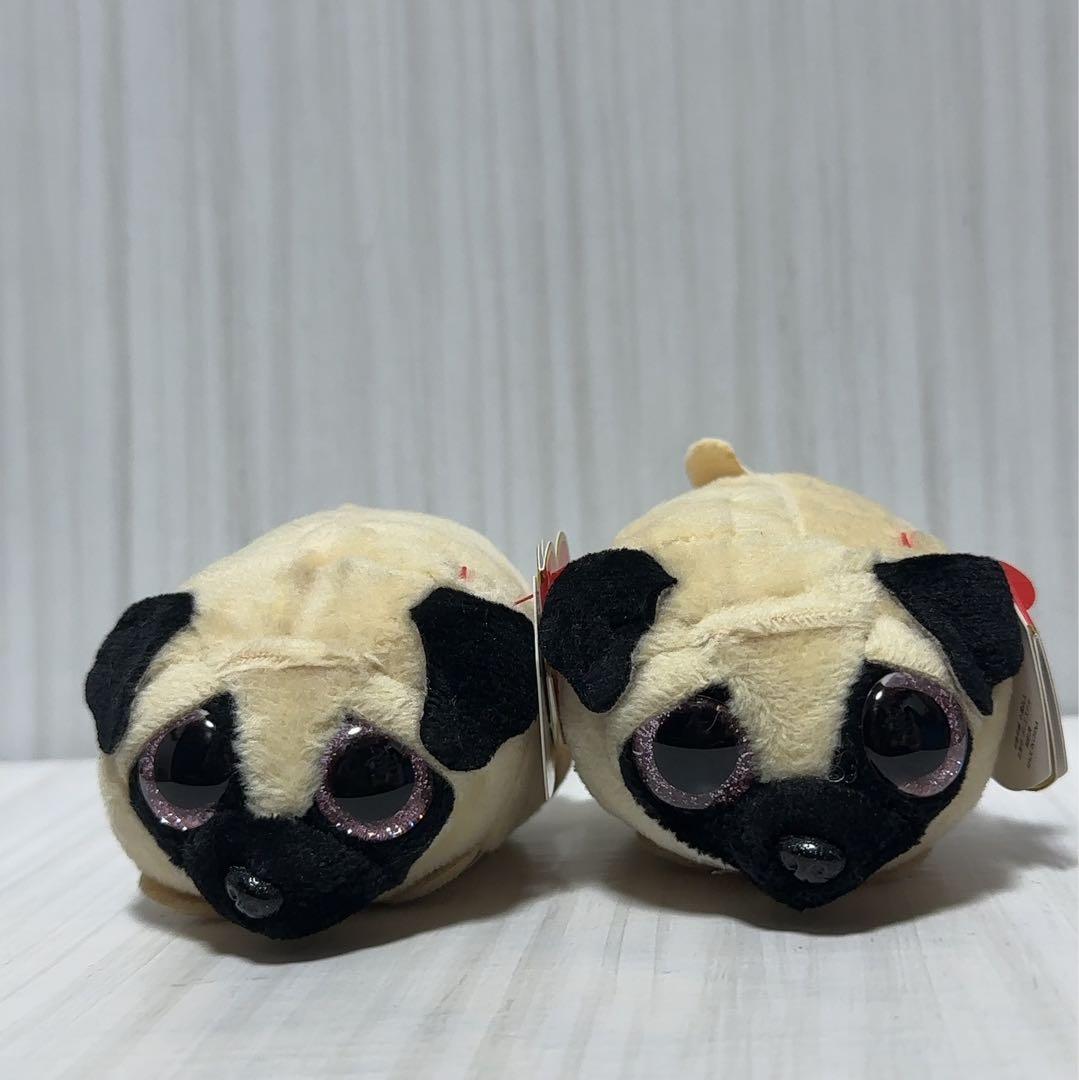 新品未使用 ty ぬいぐるみ タグ付 犬 パグ ワンチャン ドッグ - メルカリ
