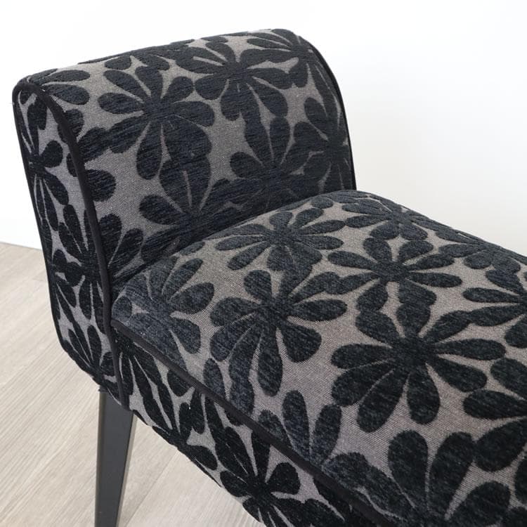 花柄スツール 奥行30cm スリムタイプ